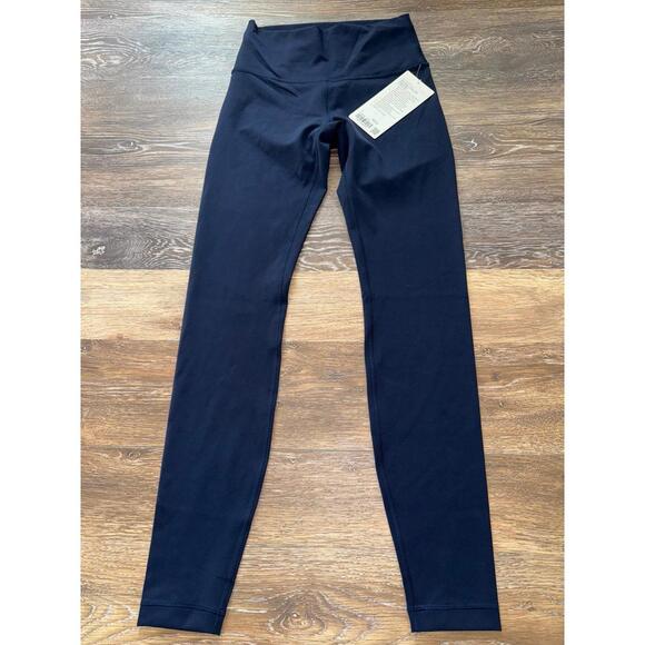 Lululemon Wunder Train High Rise 28” True Navy Size 6 NWT - Picture 2 of 7